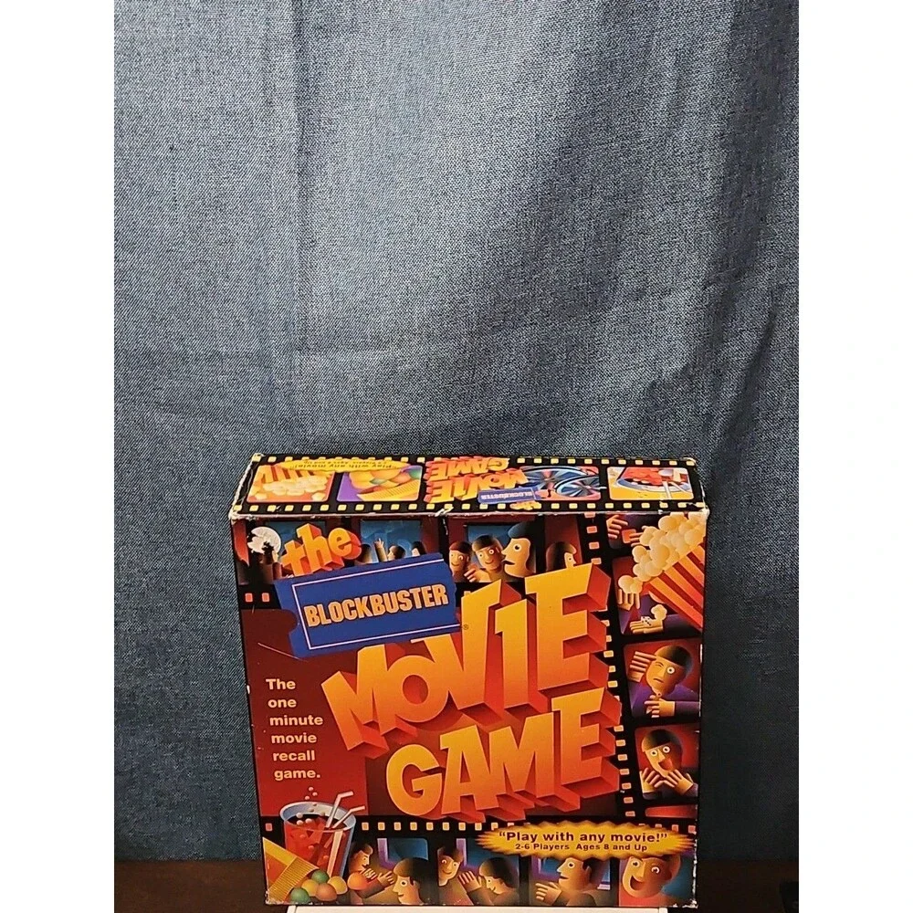 Blockbuster Movie Game | 2000 Vintage Board Game | 100% Complete with Timer |